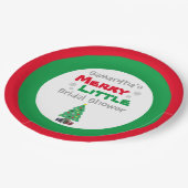 Merry Little Vrijgezellenfeest Papieren Bordje (Gekanteld)