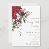 Merry Little Wedding Kaart (Voorkant)