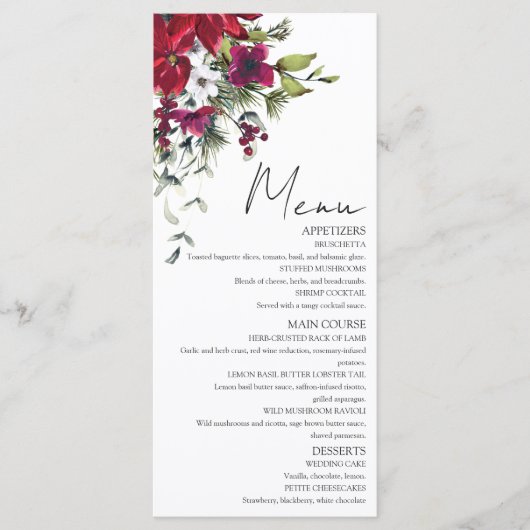Merry Little Wedding Menu (Voorkant)