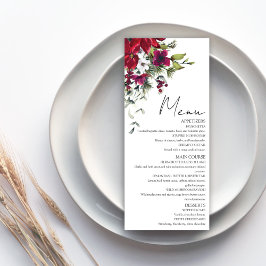 Merry Little Wedding Menu