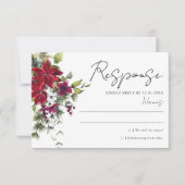 Merry Little Wedding RSVP Kaartje (Voorkant)