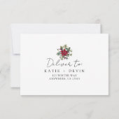 Merry Little Wedding RSVP Kaartje (Achterkant)