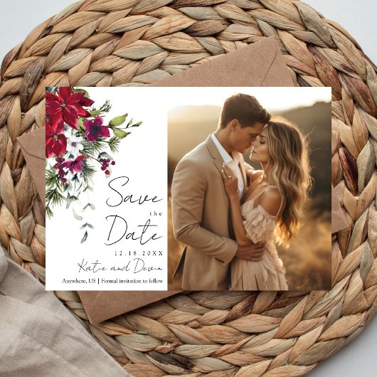 Merry Little Wedding - Save the Date Kaart