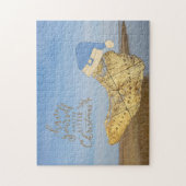 Merry Lowcountry Christmas Hilton Head Island Kaar Legpuzzel (Verticaal)