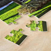 Merry Lowcountry Kerstblauwvintonijn SC Church Legpuzzel (Zijkant)