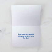 Merry Lowcountry Kerstblauwvintonijn South Carolin Feestdagen Kaart (Binnen)