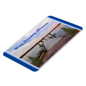 Merry Lowcountry Kerstblauwvintonijn South Carolin Magneet (Linkerzijde)