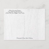 Merry Lowcountry Kerstmis Bluffton Church Feestdagenkaart (Achterkant)