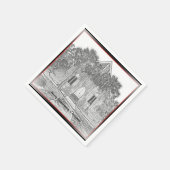 Merry Lowcountry Kerstmis Bluffton Church Servet (Hoek)