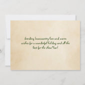 Merry Lowcountry Kerstmis South Carolina Feestdagenkaart (Achterkant)