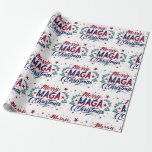 Merry Maga Christmas Cadeaupapier<br><div class="desc">Merry Maga Christmas Wrapping Paper</div>