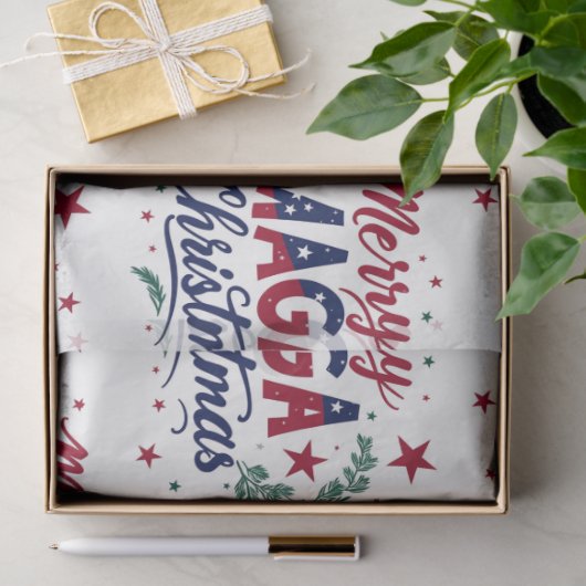 Merry Maga Christmas Tissue Paper Tissuepapier (Geschenk)