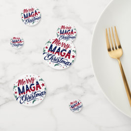 Merry Maga Kersttafel Confetti