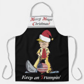 Merry Maga Trump Kerstappron Schort (Voorkant)