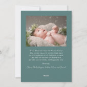 Merry Magenta & Green 2 Foto Kerstmis Feestdagenkaart (Achterkant)