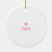 Merry Mahjmas Mahjong Candy Dot Tiles  Keramisch Ornament (Achterkant)