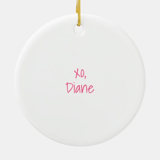 Merry Mahjmas Mahjong Pink & Hot Pink Crak Tiles  Keramisch Ornament (Achterkant)