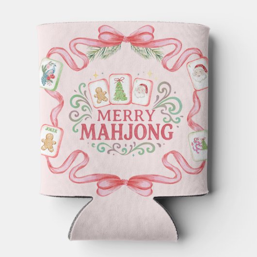 Merry Mahjong | Christmas Blikjeskoeler (Achterkant)