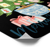 Merry Mahjong Christmas Tree Chinoiserie Holiday Poster (Hoek)