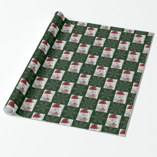 Merry Maltese and Snowflakes kerstcadeaubonen Cadeaupapier