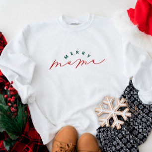 Merry Mama Script-sweatshirt Trui