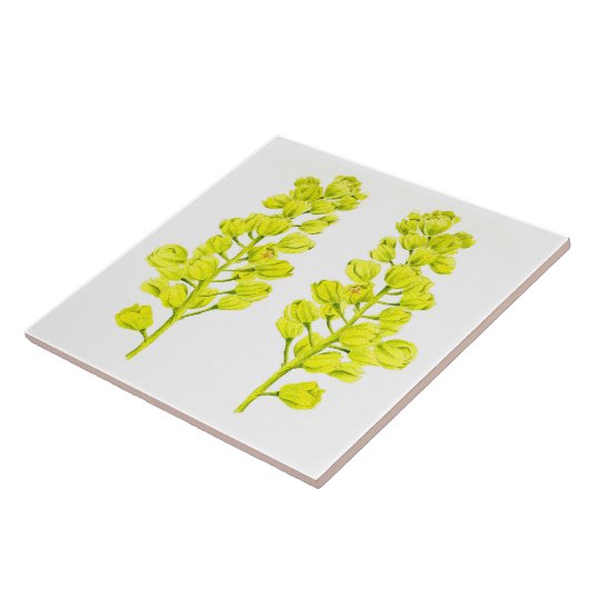 'Merry Maples' op een keramische Tegel (II) Tegeltje (Zijkant)