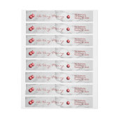 Merry Marble Holiday Return Label (Vel)