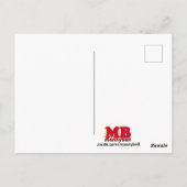 Merry Mardi Gras Briefkaart (Achterkant)