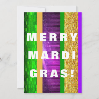 Merry Mardi Gras Feestdagenkaart