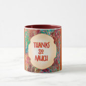 Merry Marigold Autumn Gratitude Latte Mug Mok (Midden)