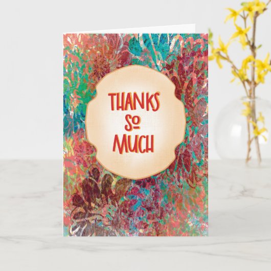 Merry Marigold – Thanks So Much Greeting Card Kaart (Gele Bloem)