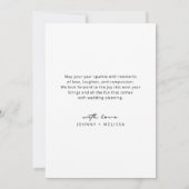 Merry & Married 2 Foto Eerste Kerstdag Feestdagenkaart (Achterkant)