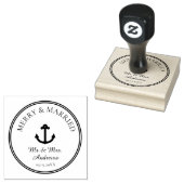 Merry & Married Anker Logo Rubber Stamp Rubberstempel (Gestempeld)
