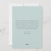 Merry & Married Arch Foto Kerst Trouwen Groen Feestdagenkaart (Achterkant)