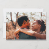 Merry & Married Holly Foto Holiday Kaart. (Achterkant)