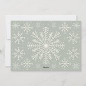 Merry & Married Mouse Paar Kerstfoto Feestdagenkaart (Achterkant)