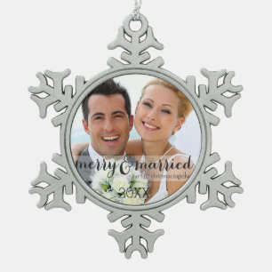 Merry & Married Ons eerste kerst Ornament