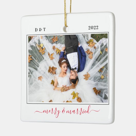 Merry & Married Ornament (Links)