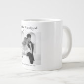 Merry & Married - Personalized Newlywed Christmas  Grote Koffiekop (Voorkant rechts)