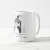 Merry & Married - Personalized Newlywed Christmas  Koffiemok (Voorkant rechts)