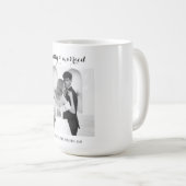 Merry & Married - Personalized Newlywed Christmas  Koffiemok (Voorkant rechts)