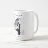 Merry & Married - Personalized Newlywed Christmas  Koffiemok (Voorkant rechts)