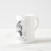 Merry & Married - Personalized Newlywed Christmas  Porselein Kop (Voorkant rechts)