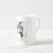 Merry & Married - Personalized Newlywed Christmas  Porselein Kop (Voorkant rechts)