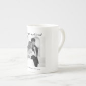 Merry & Married - Personalized Newlywed Christmas  Porselein Kop (Voorkant rechts)