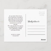 Merry & Married Wedding Fotocollage Briefkaart (Achterkant)