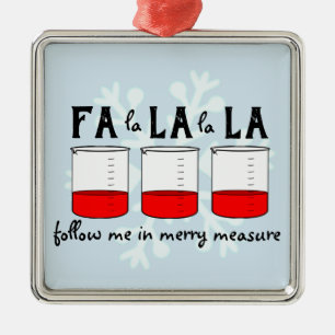 Merry Measure Beaker Ornament