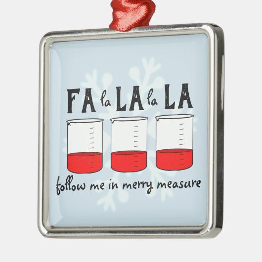 Merry Measure Beaker Ornament (Links)