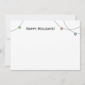 Merry Measure Chemistry Science Erlenmeyer Holiday Feestdagenkaart (Achterkant)