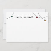 Merry Measure Chemistry Science Erlenmeyer Holiday Feestdagenkaart (Achterkant)